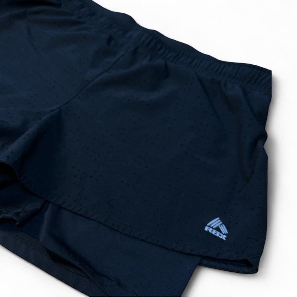 Women’s Black RBX X-Dri 2 in 1 Running Athletic Shorts Size Medium - Picture 3 of 5
